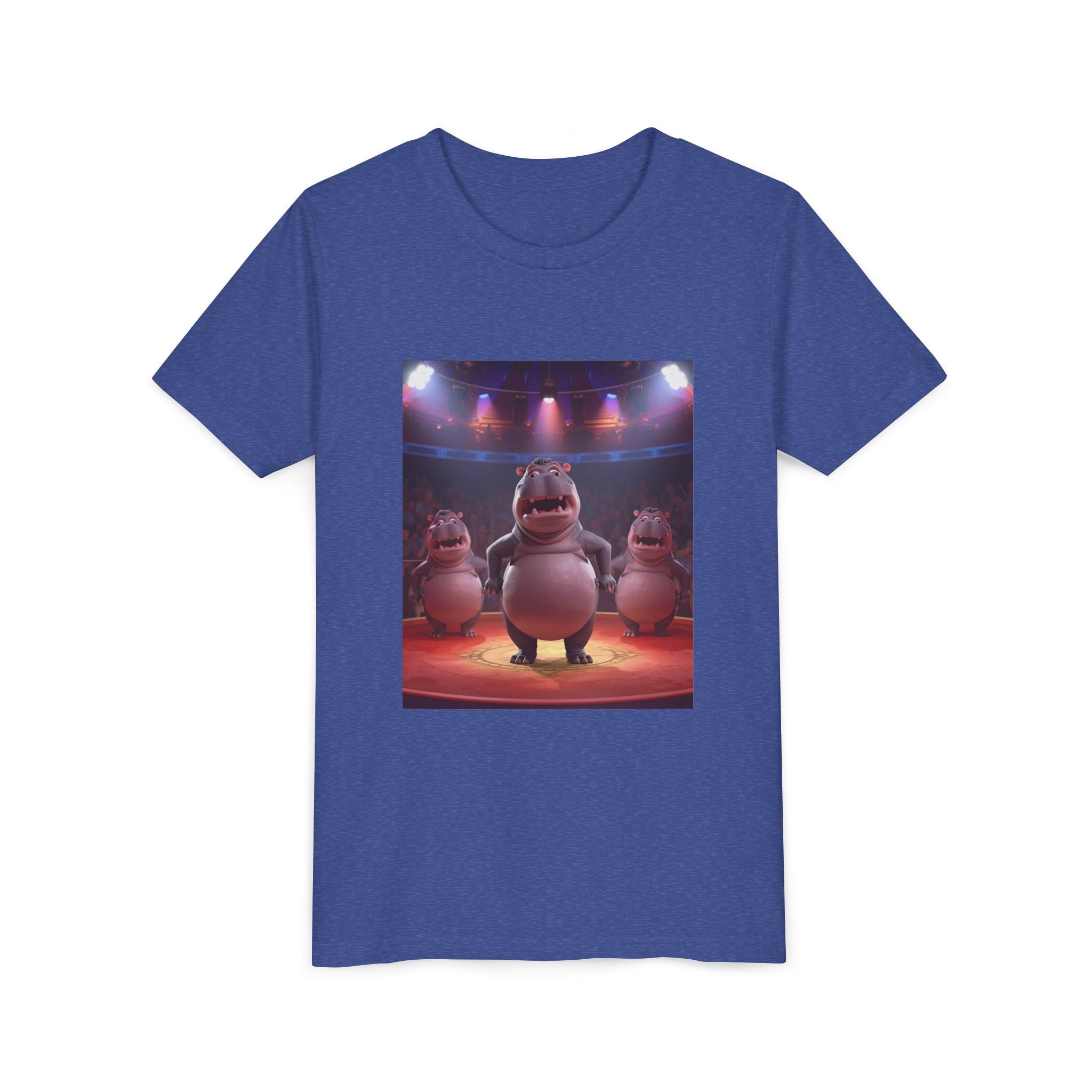 Hippo Funny Youth Short Sleeve Tee
