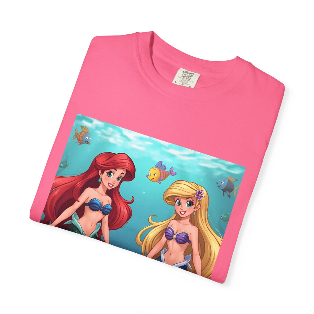 Mermaid Unisex Garment-Dyed T-shirt