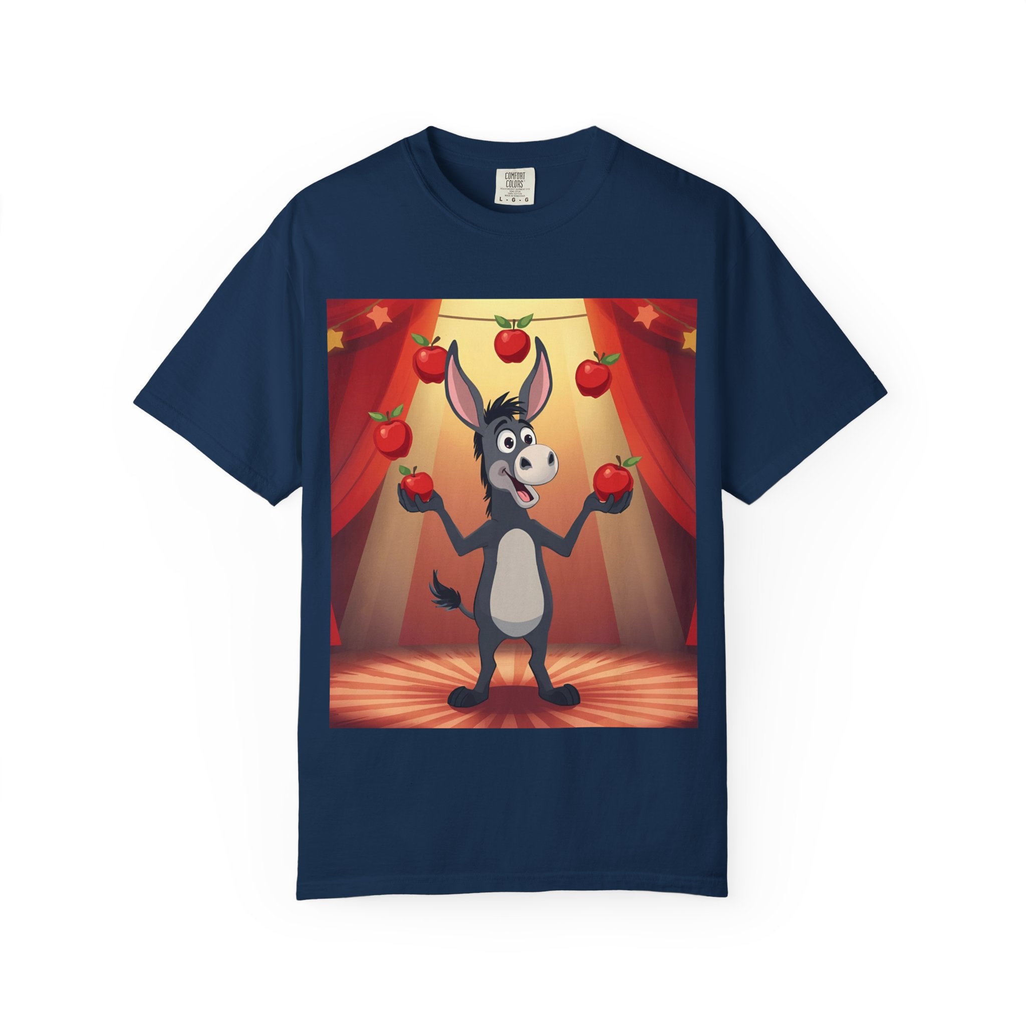 Donkey Cartoon T-Shirt for Fun Lovers, Perfect for Gifts, Casual Wear, Birthday Parties, Animal Theme, Unique Style