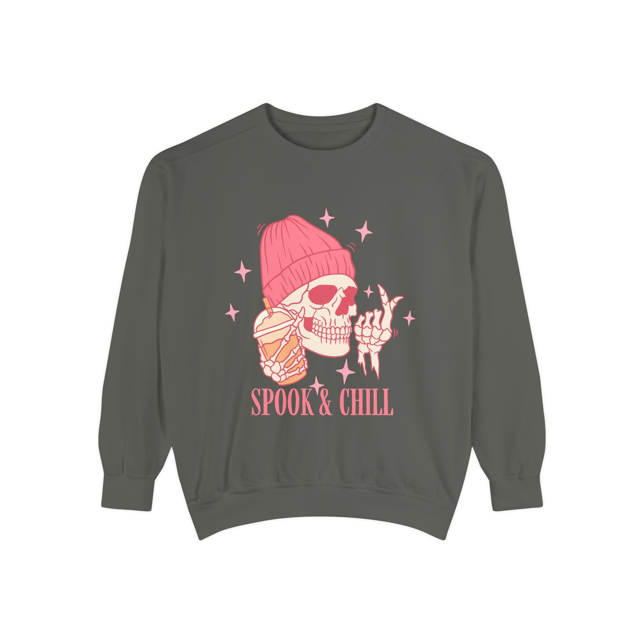 Spook & Chill Unisex Garment-Dyed Sweatshirt
