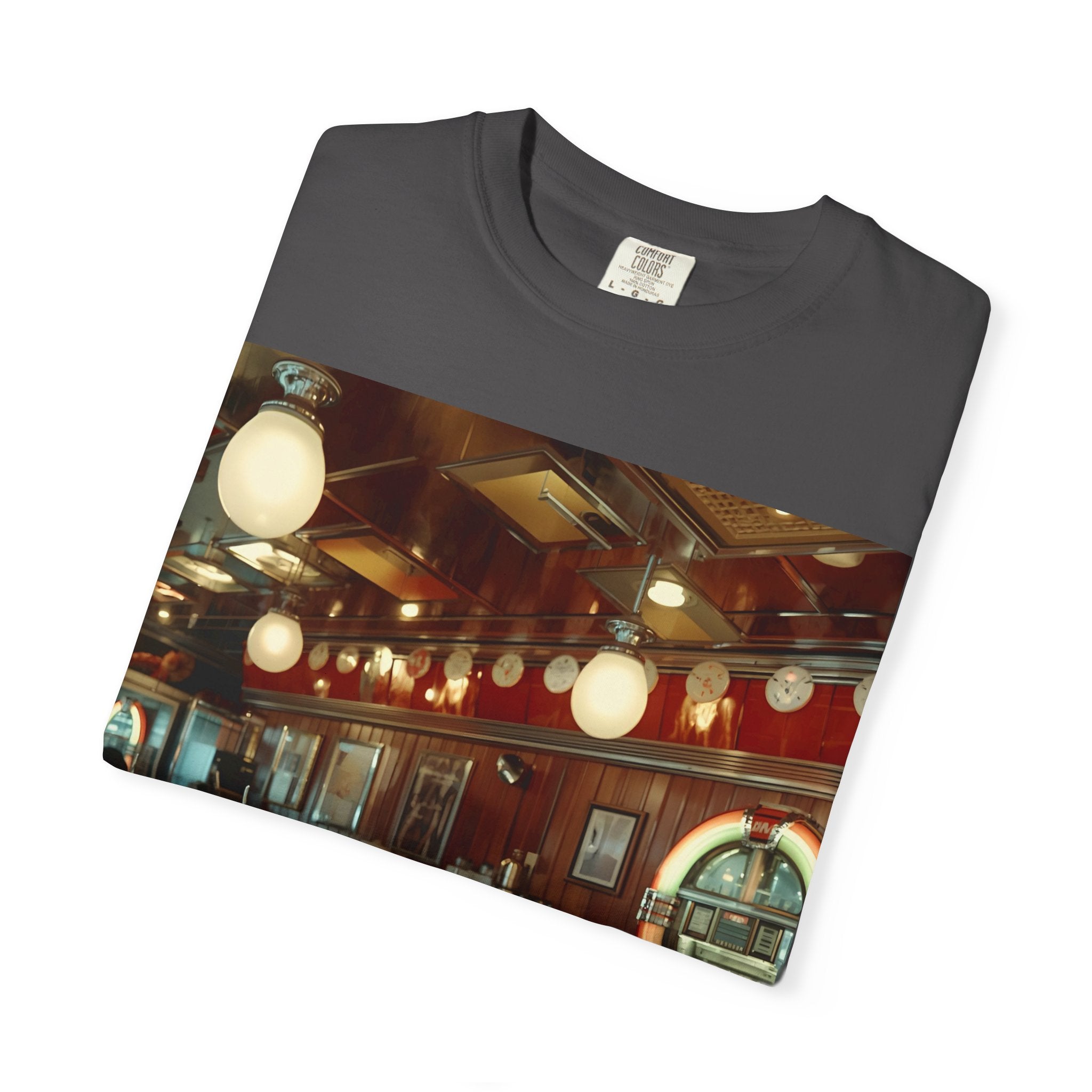 Cozy Vintage Café Vibe Unisex T-shirt, Casual Tee, Retro Style, Gift for Coffee Lovers, Summer Fashion, Everyday Wear