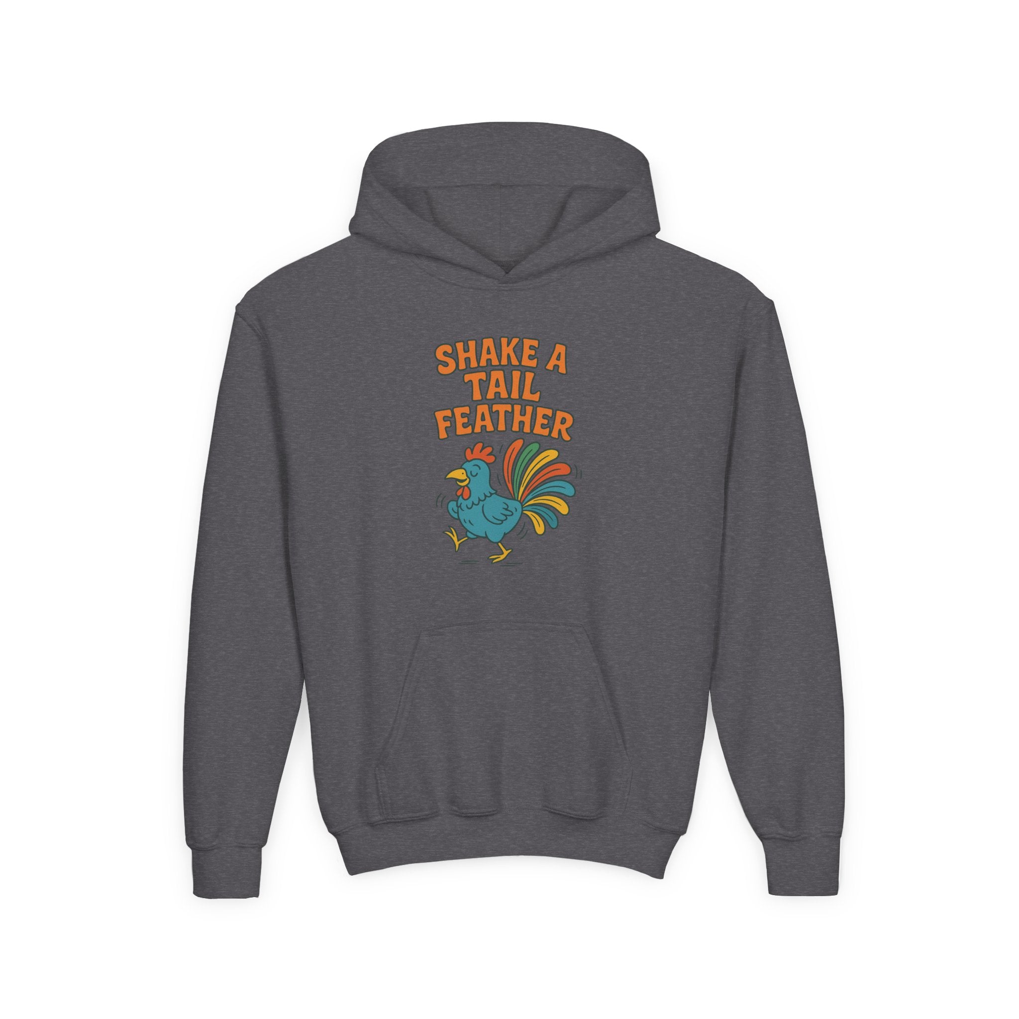 Shake A Tail Feather Youth Heavy Blend Hooded Sweatshirt