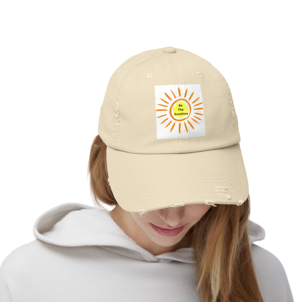 Be The Sunshine Unisex Distressed Cap