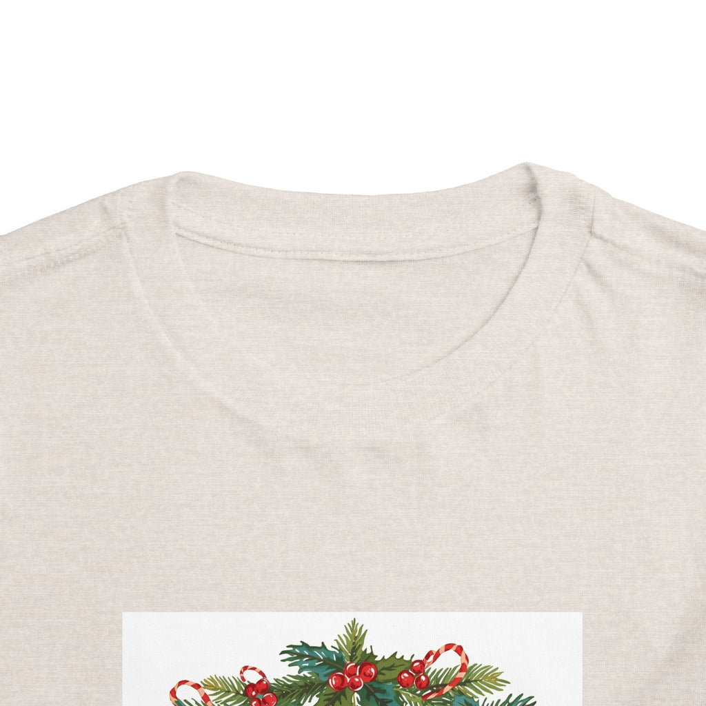 I Am A Christmas Baby Toddler Short Sleeve Tee