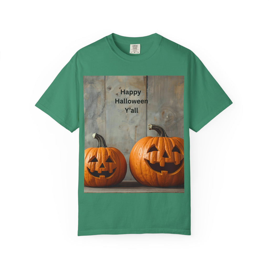 Happy Halloween Y'all T-Shirt | Cozy Fall Tee, Pumpkin Shirt, Unisex Halloween Apparel, October Gift, Casual Wear