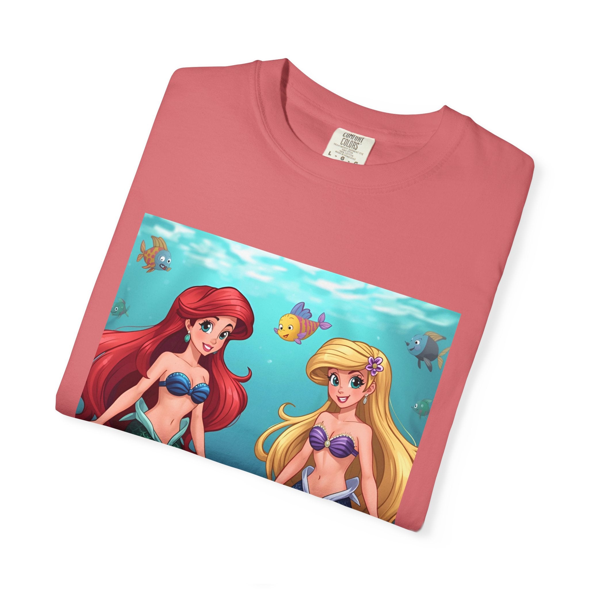 Mermaid Unisex Garment-Dyed T-shirt