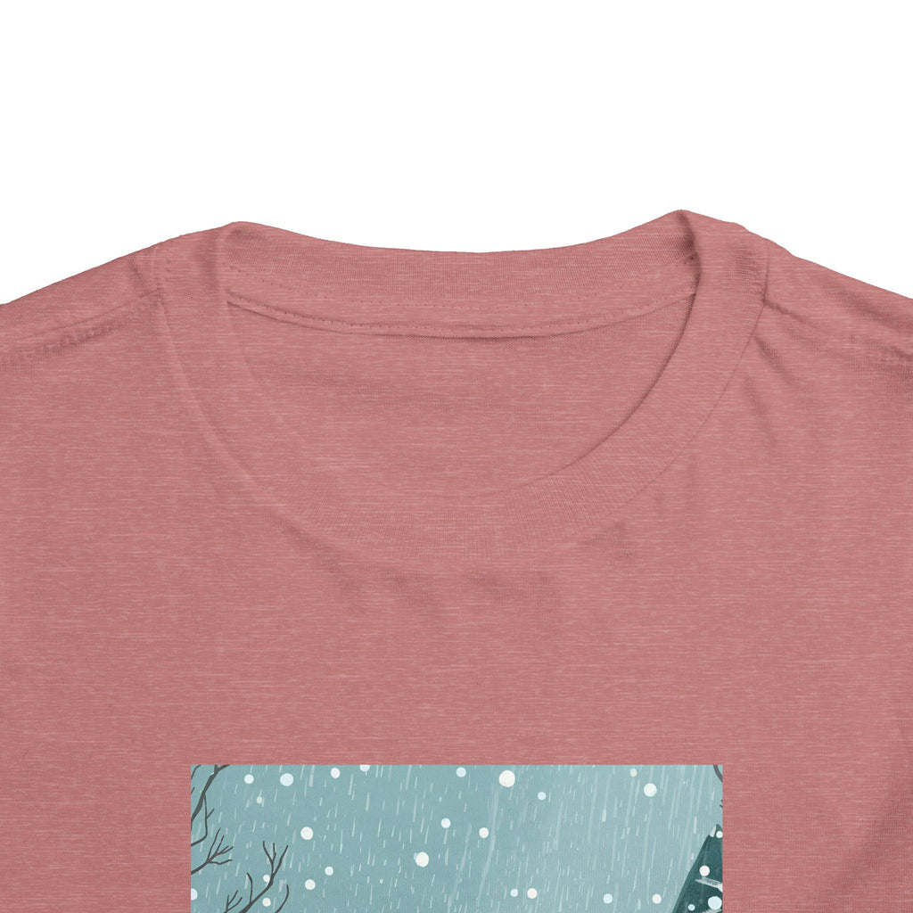 Festive Christmas Snowman Toddler Short Sleeve Tee