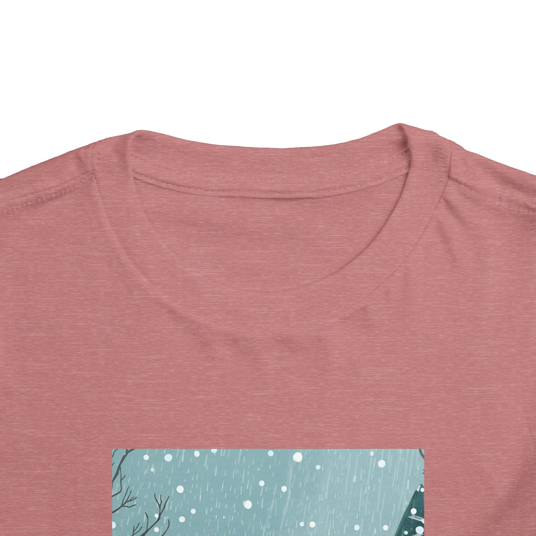 Festive Christmas Snowman Toddler Short Sleeve Tee