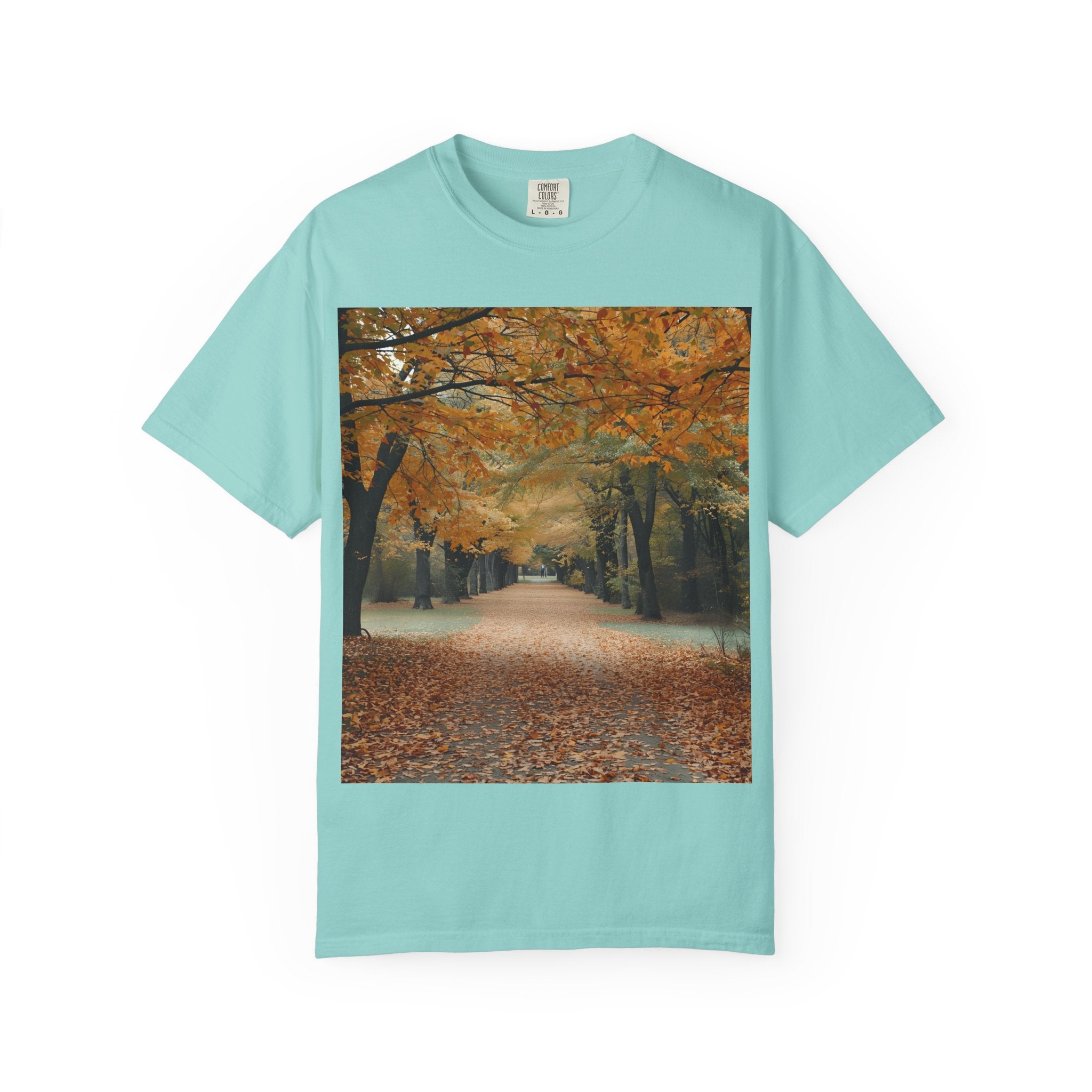 Autumn Pathways Unisex T-Shirt - Cozy Fall Vibes, Nature Lover's Tee, Seasonal Style, Perfect for Thanksgiving, Outdoors Events