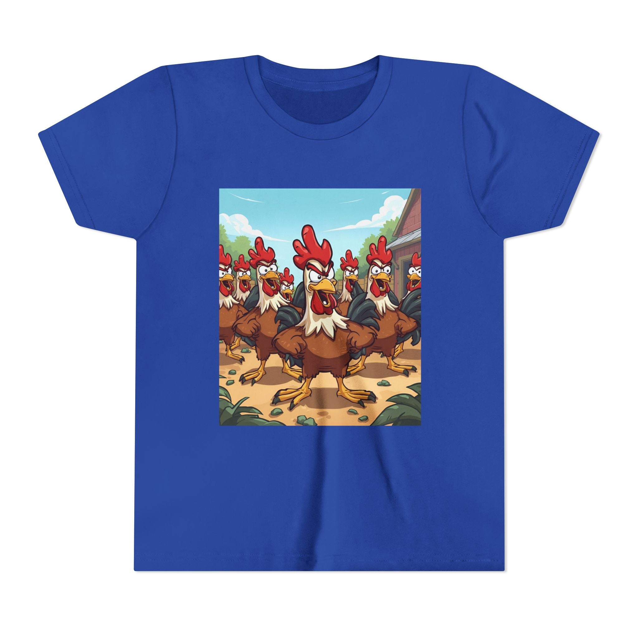 Chicken Funny Youth Short Sleeve Tee