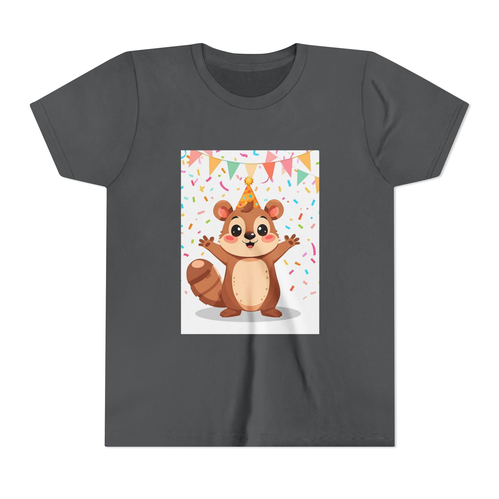 Squirl Birthday Youth Short Sleeve Tee