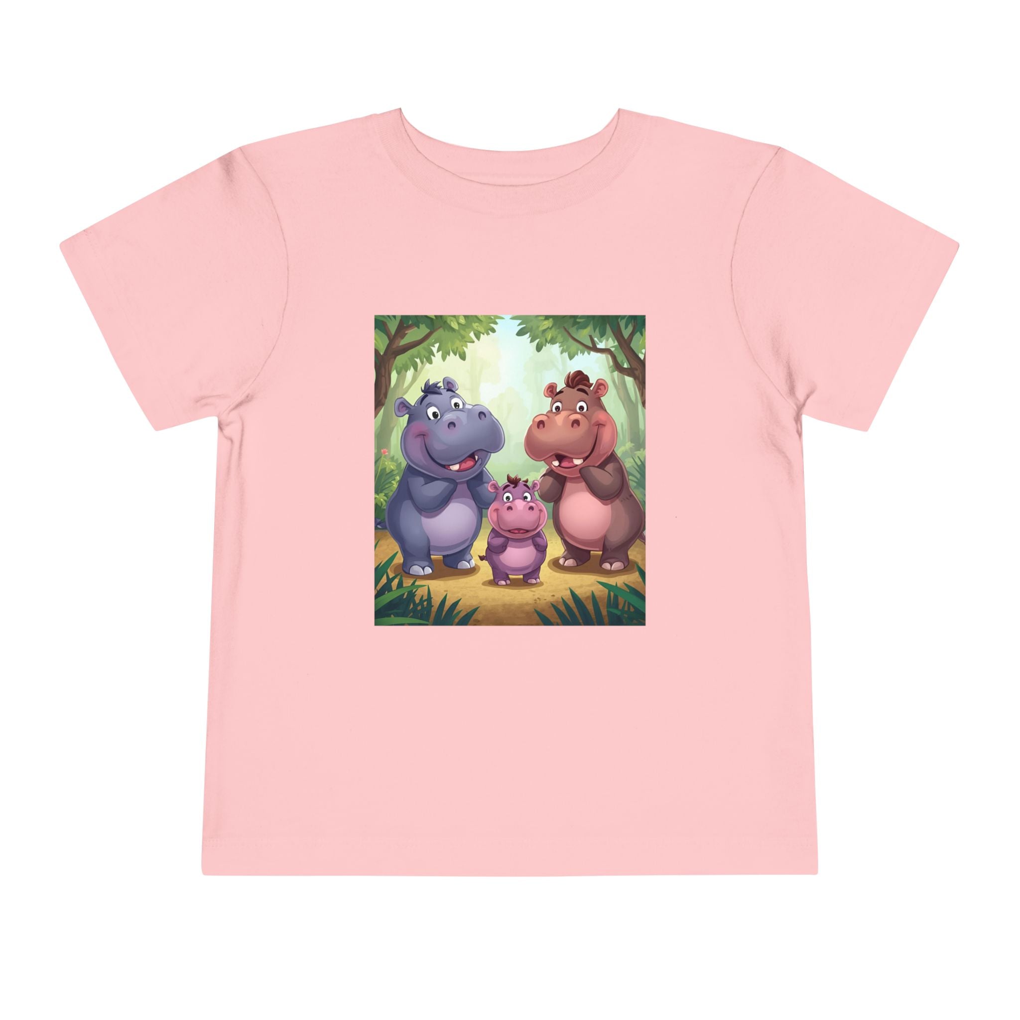 Hippo Cute Toddler Short Sleeve Tee