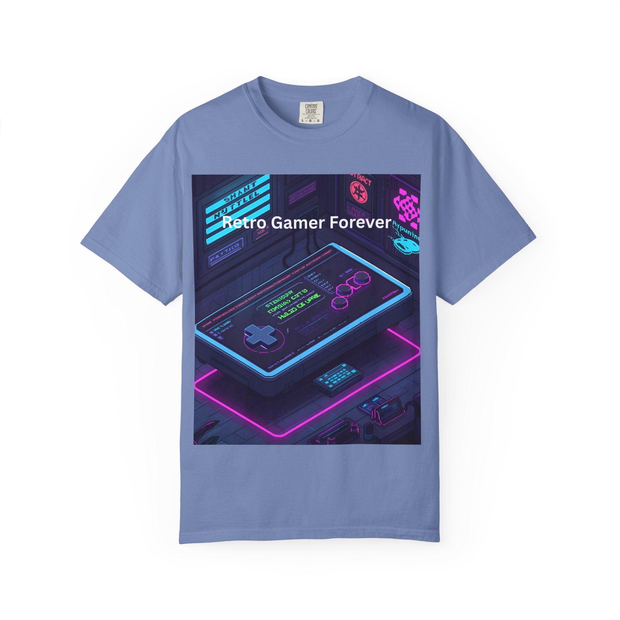 Retro Game Controller Unisex Garment-Dyed T-shirt