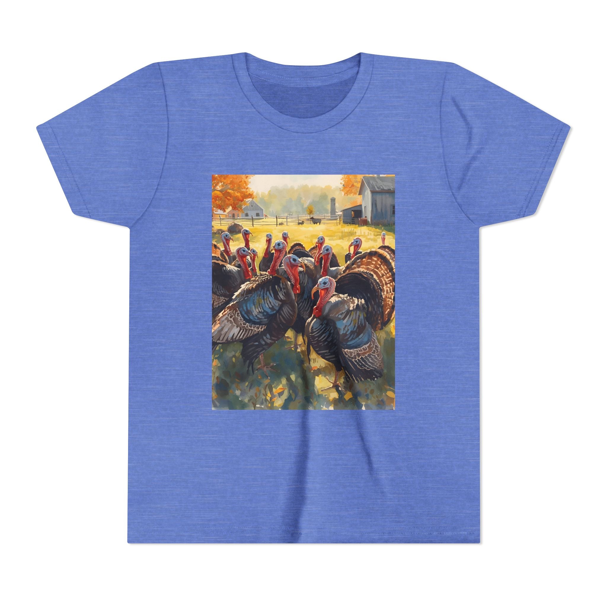 Thanksgiving Turkey Youth Short Sleeve Tee