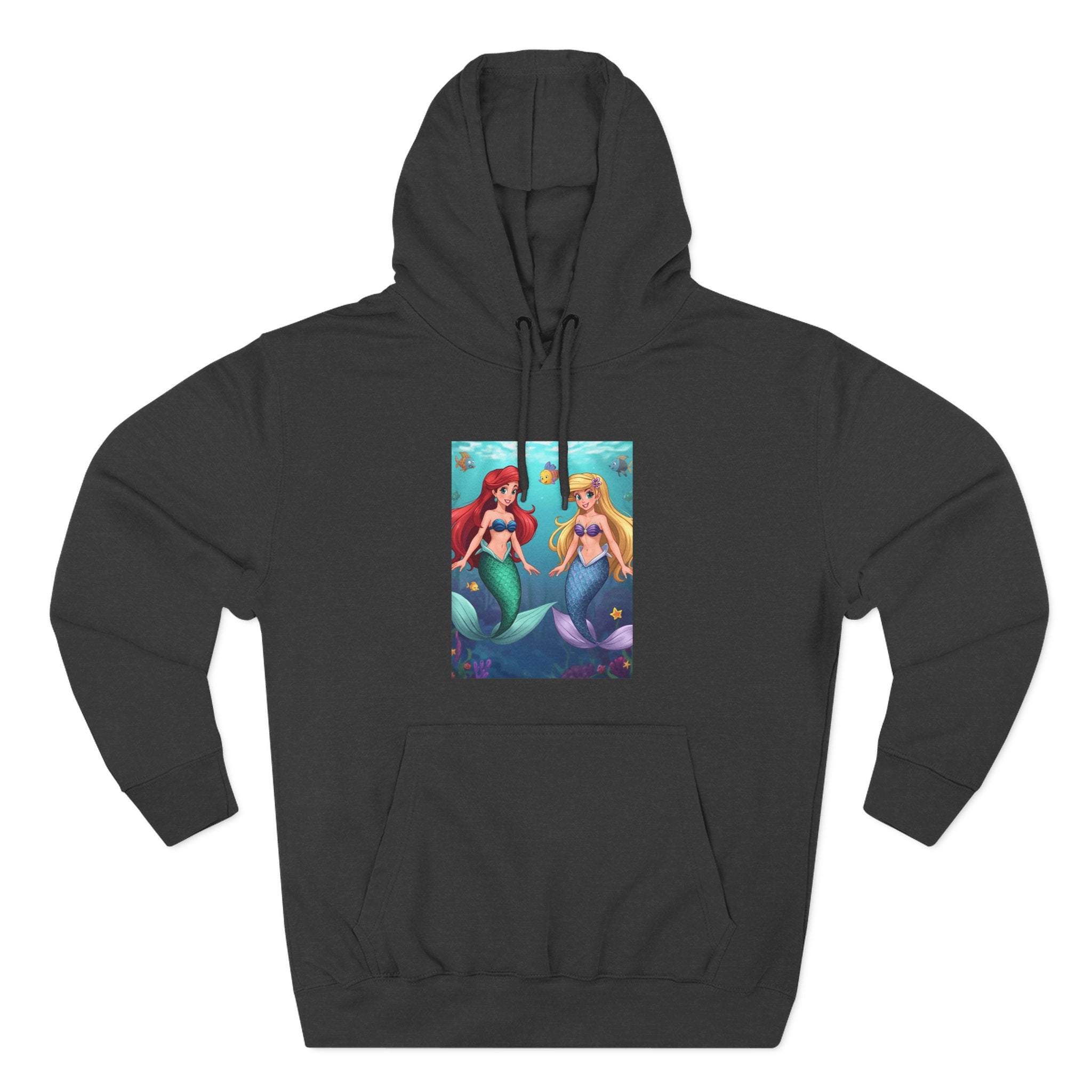 Mermaid Three-Panel Fleece Hoodie