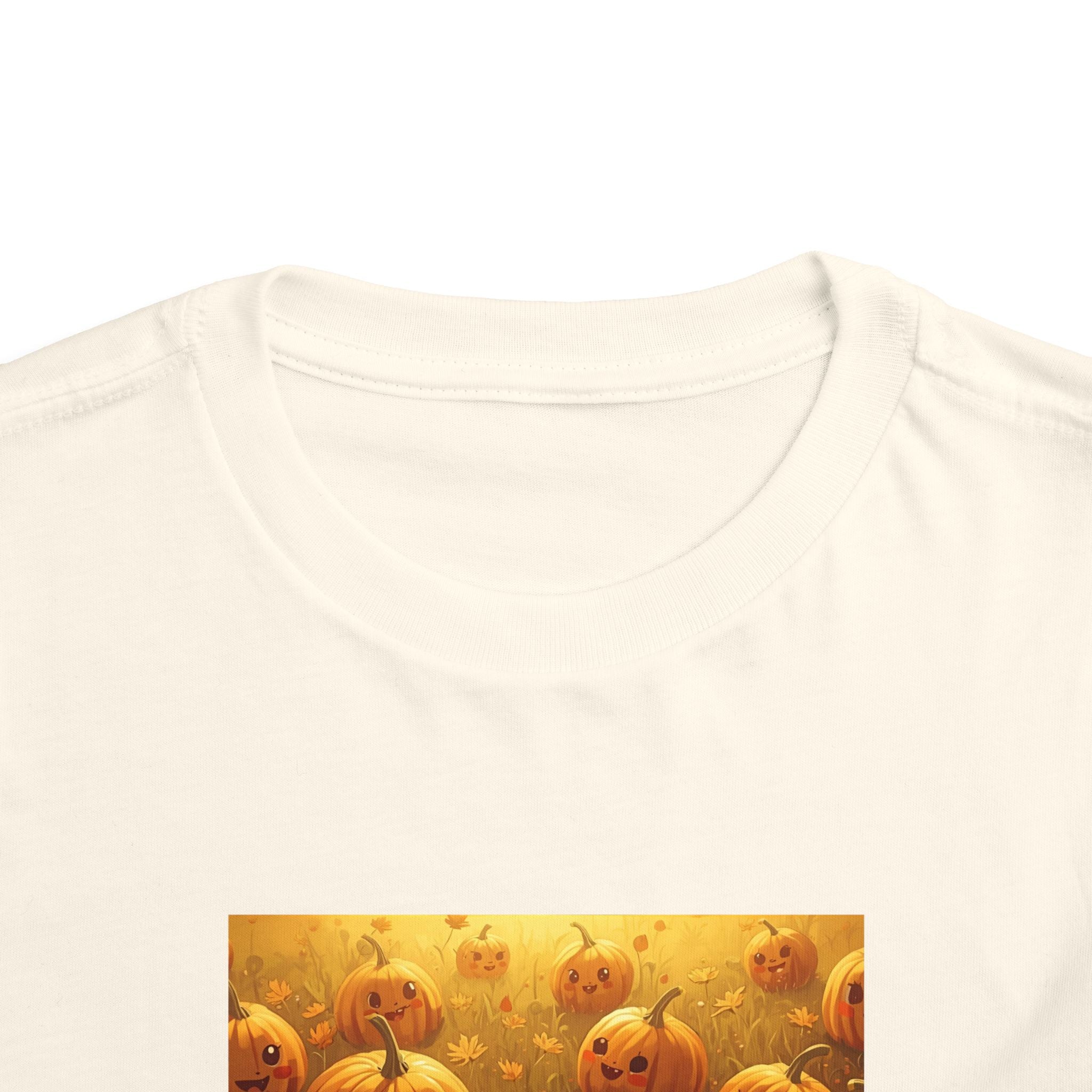 Pumpkin Halloween Toddler Tee - Cute Halloween Shirt, Fall Outfit, Pumpkin Lovers Gift, Kids Halloween Apparel, Toddler Party Tee