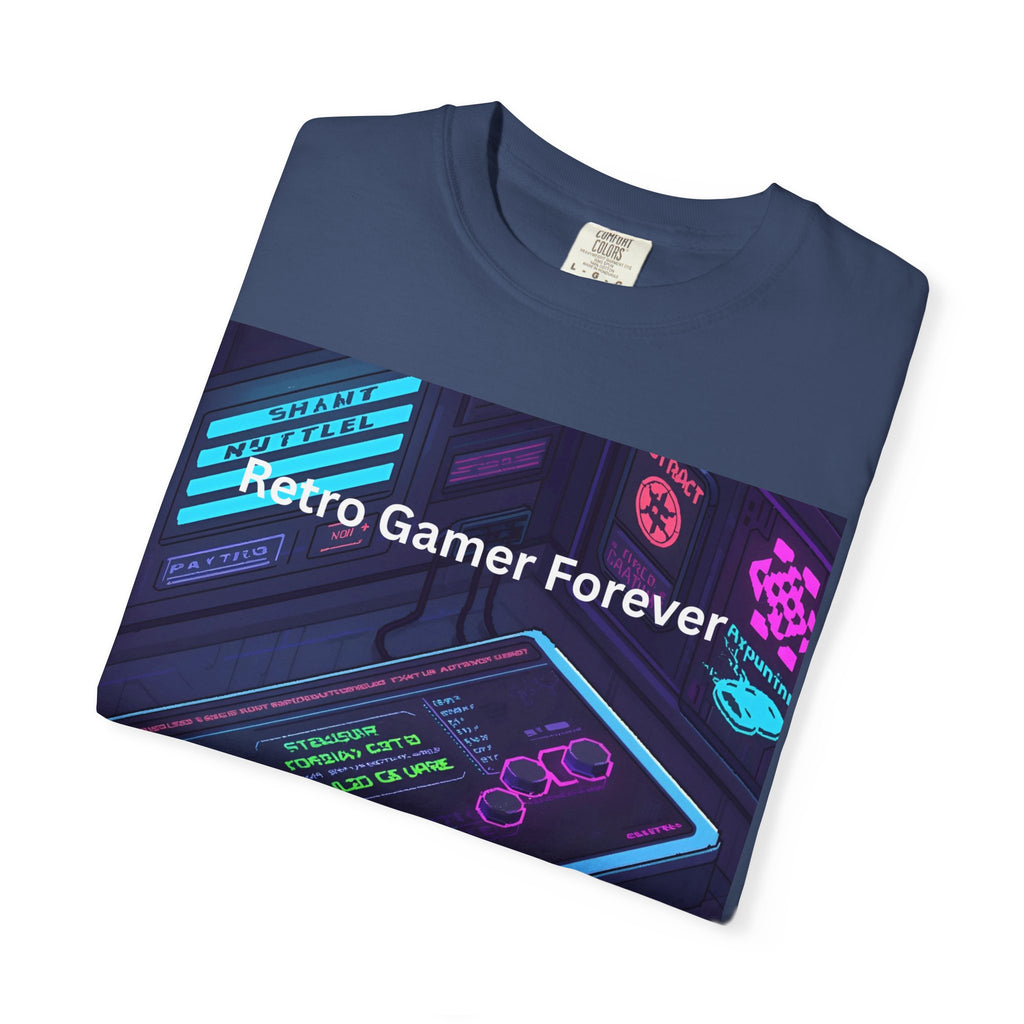 Retro Game Controller Unisex Garment-Dyed T-shirt