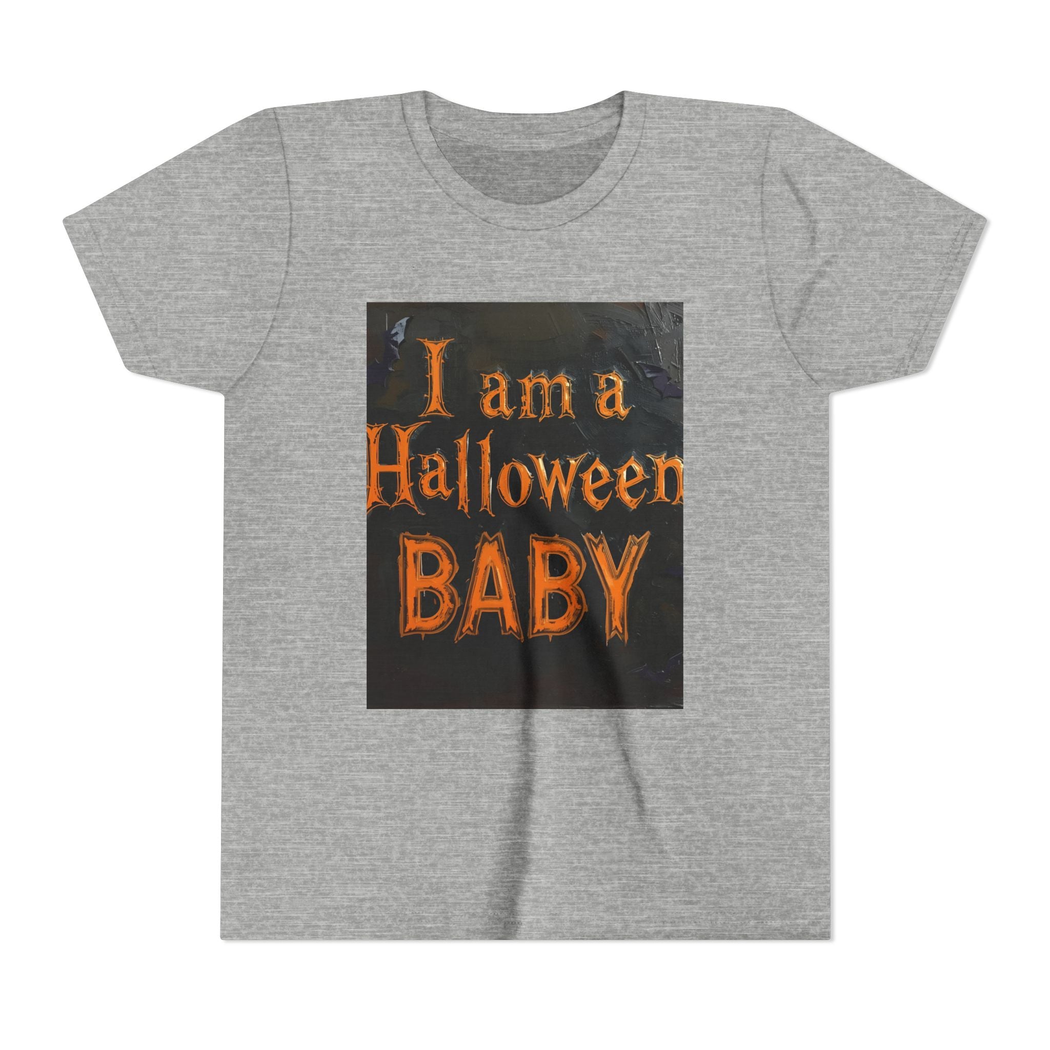 I Am A Halloween Baby Youth Short Sleeve Tee