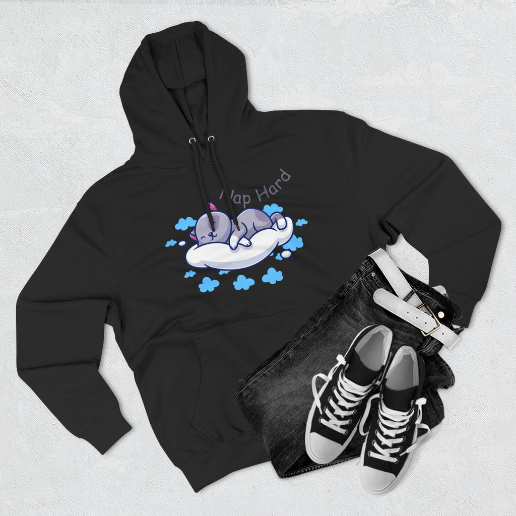 Cozy Cat Nap Hoodie - Perfect for Pet Lovers, Chill Days, Cozy Nights, Birthday Gift, Cat Pajama
