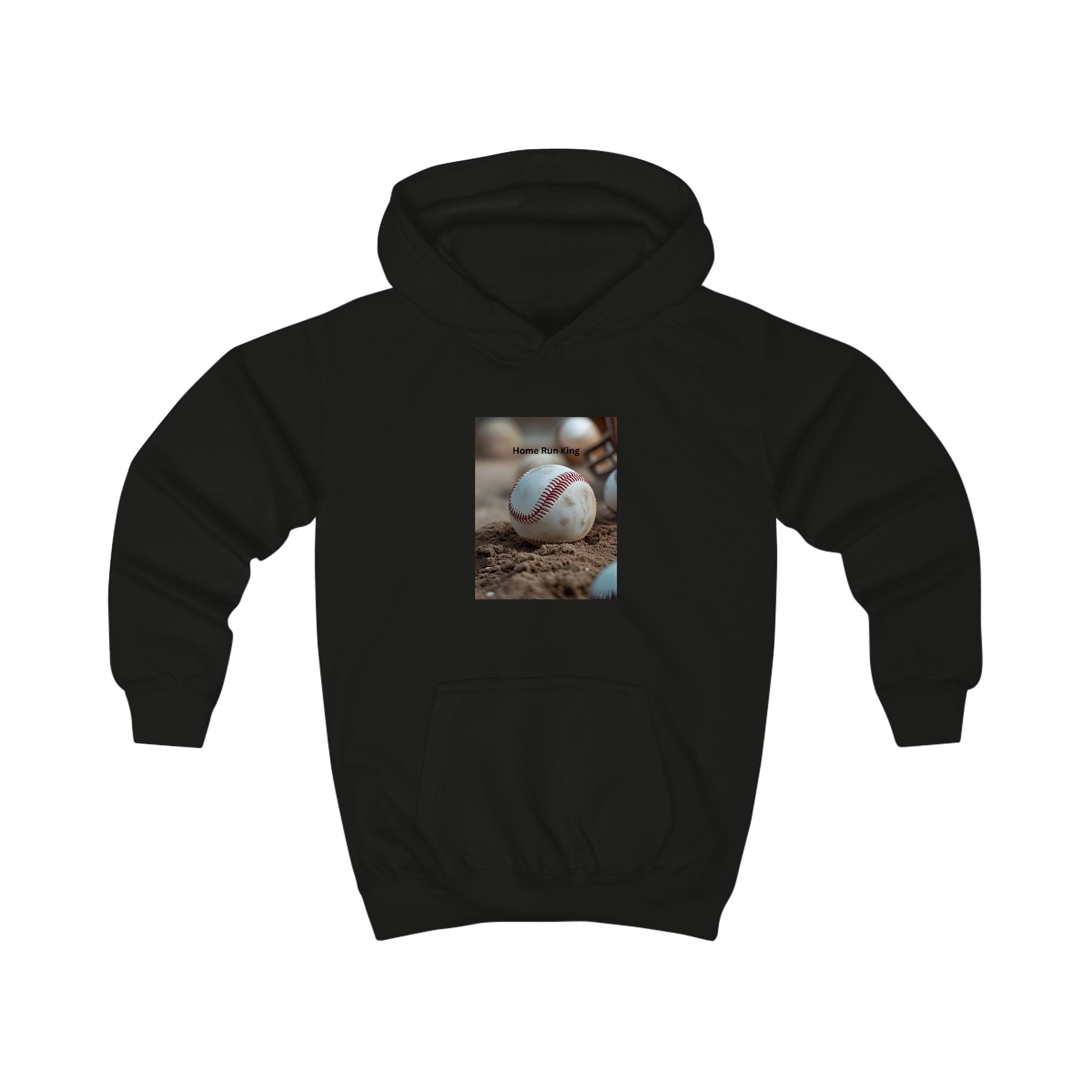 Baseball Kids Hoodie - Perfect for Young Sports Fans, Youth Sweatshirt for Birthdays, Team Spirit, or Everyday Wear