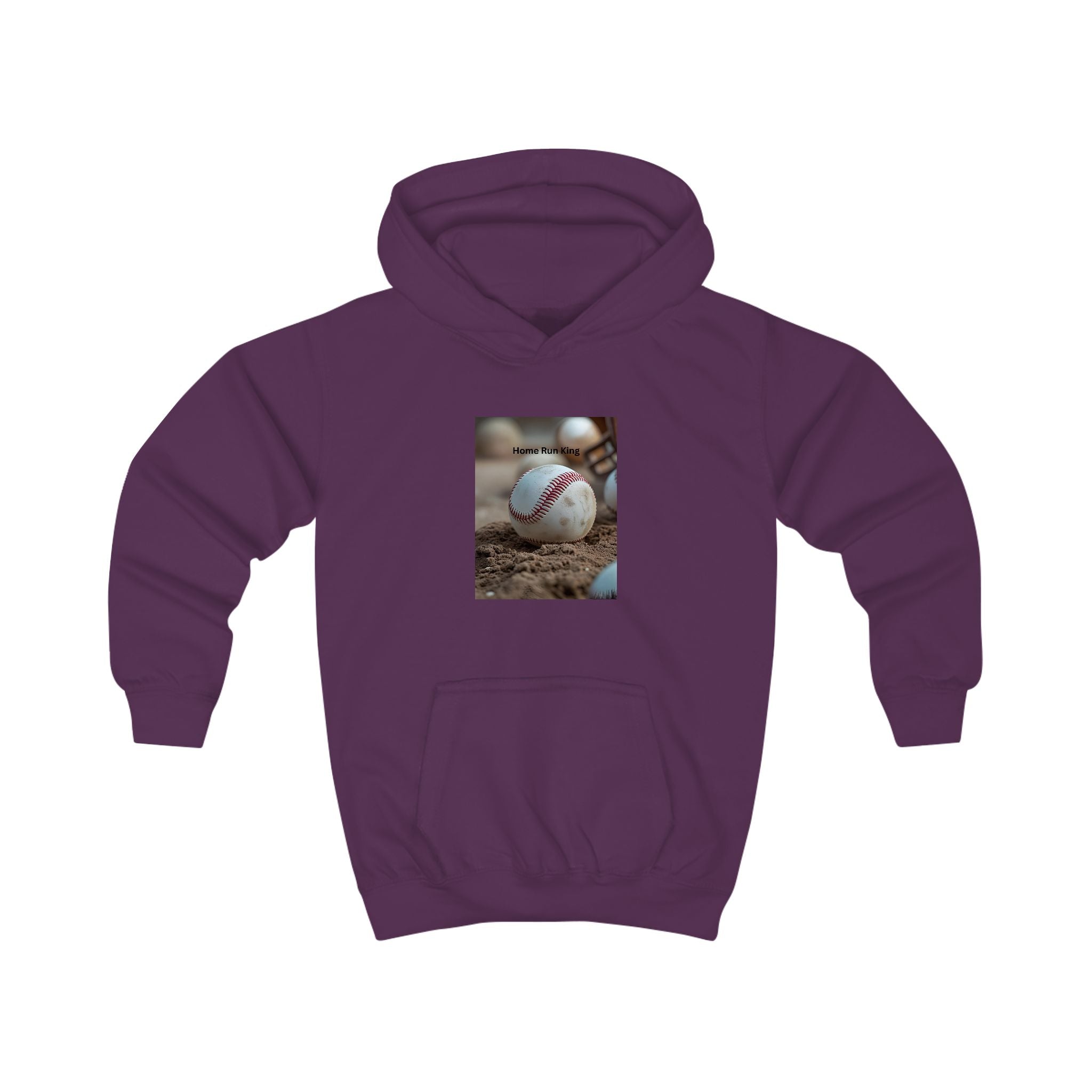 Baseball Kids Hoodie - Perfect for Young Sports Fans, Youth Sweatshirt for Birthdays, Team Spirit, or Everyday Wear