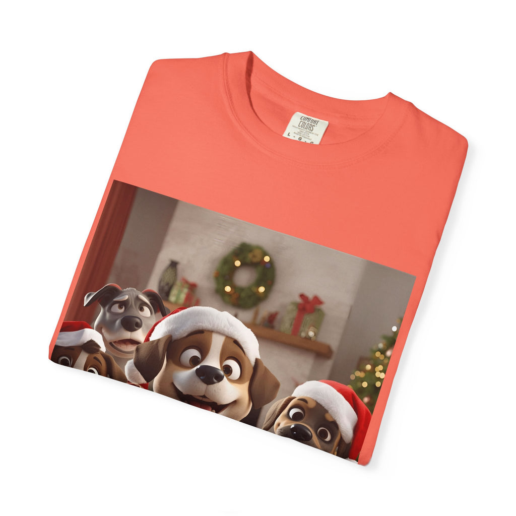 Cute Christmas Festive Dog Holiday T-Shirt | Pet Lover Gift, Christmas Shirt, Unisex Casual Tee, Cute Animal Apparel, Holiday Spirit Outfit