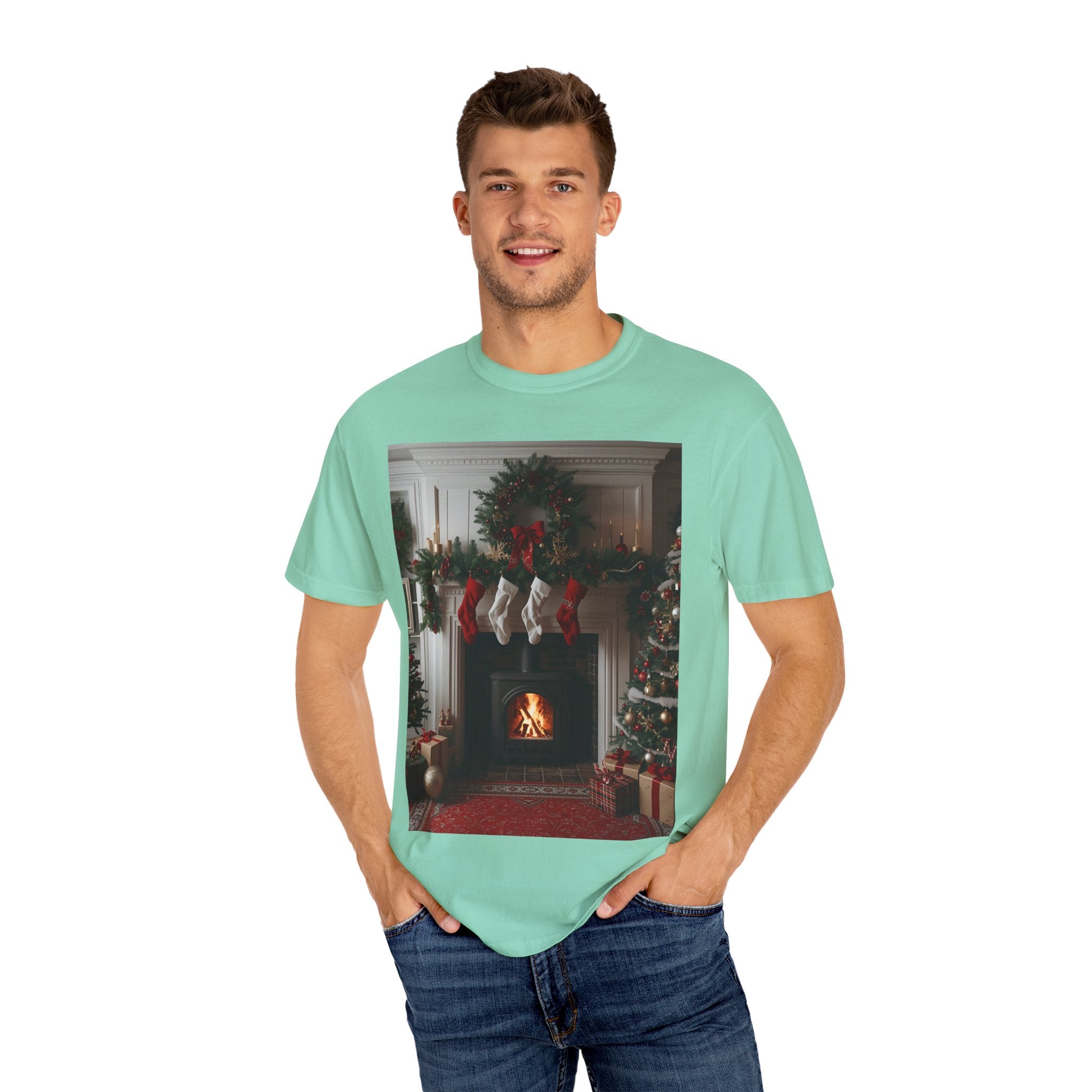 Cozy Holiday T-Shirt, Christmas Tee, Casual Winter Shirt, Family Gathering Outfit, Unisex Festive Apparel