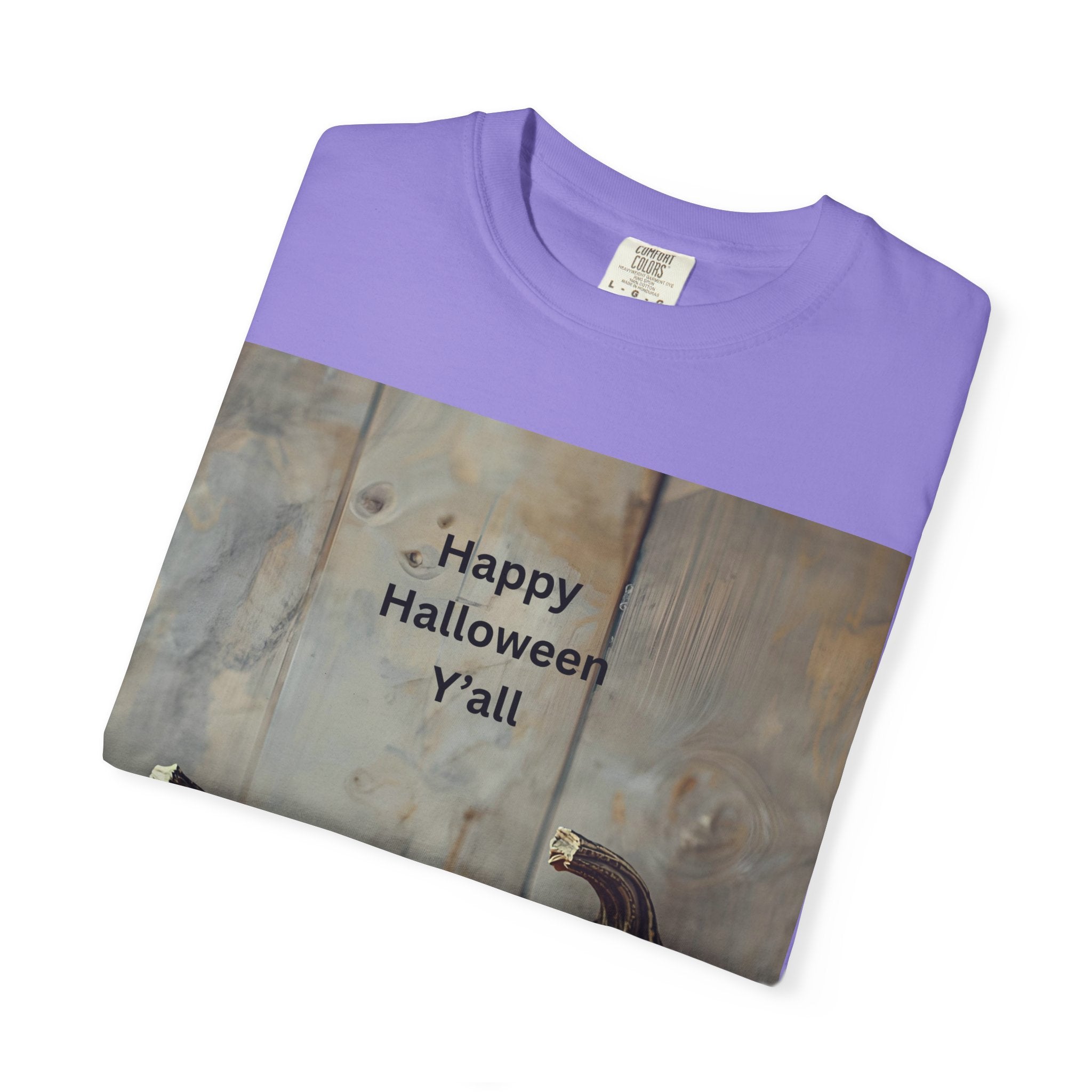 Happy Halloween Unisex T-Shirt, Spooky Fall Tee, Pumpkin Graphic Shirt, Halloween Costume Top, Fall Celebration Wear