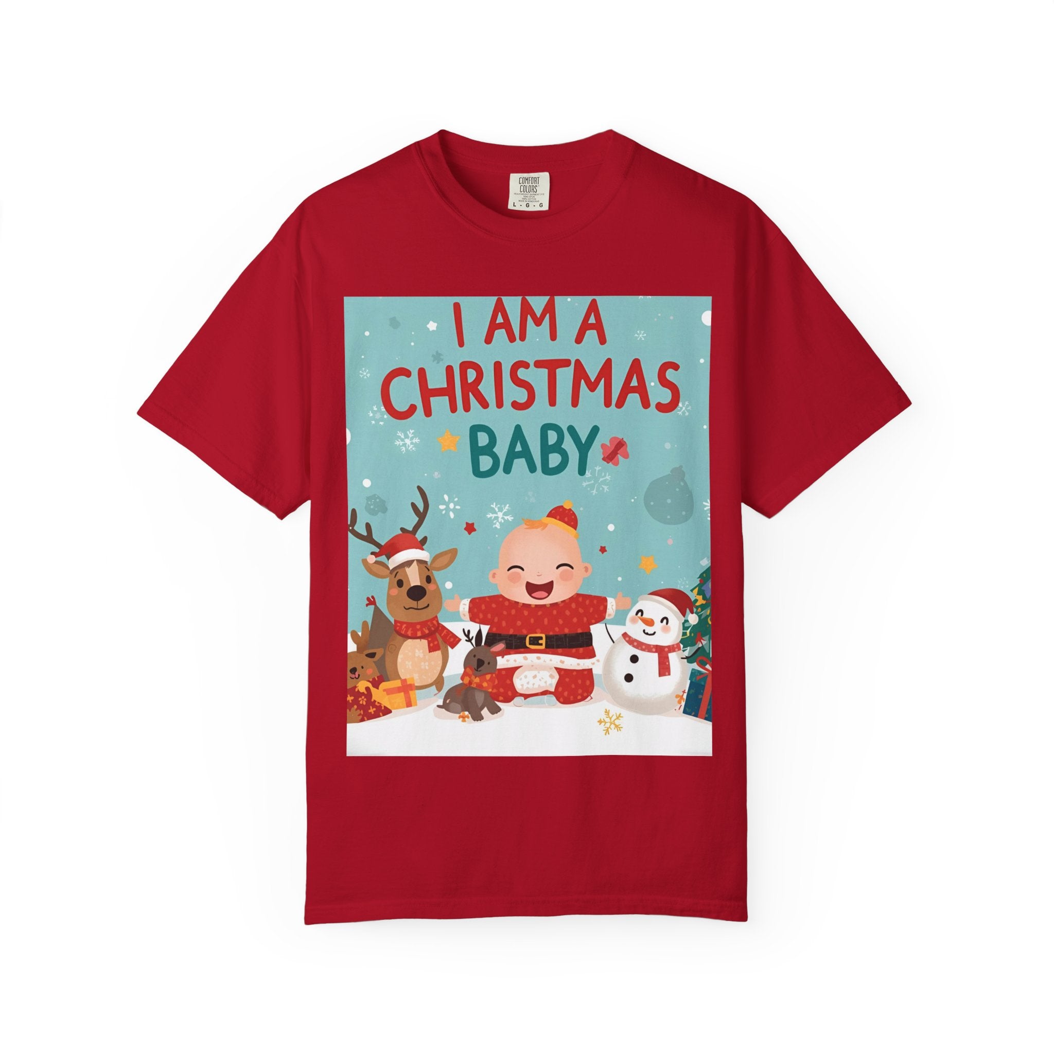 Christmas Baby T-shirt, Cute Christmas Shirt, Holiday Gift, Family Matching Tee, Unisex Kids Christmas Apparel, Baby's First Christmas