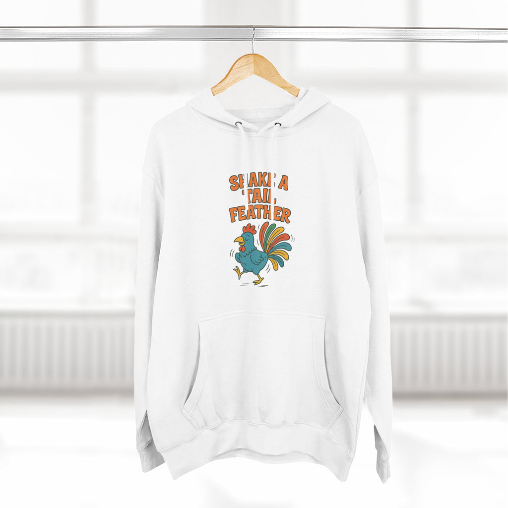 Shake A Tail Feather Three-Panel Fleece Hoodie