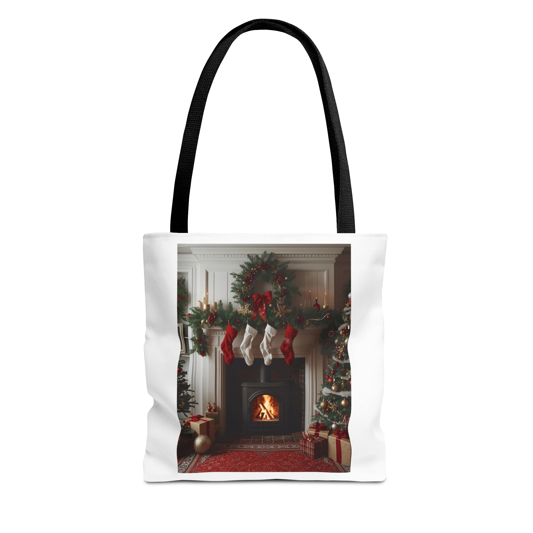 Cozy Christmas Tote Bag, Holiday Tote, Festive Bag, Gift Bag, Shopping Tote, Merry Christmas Decor, Seasonal Accessories