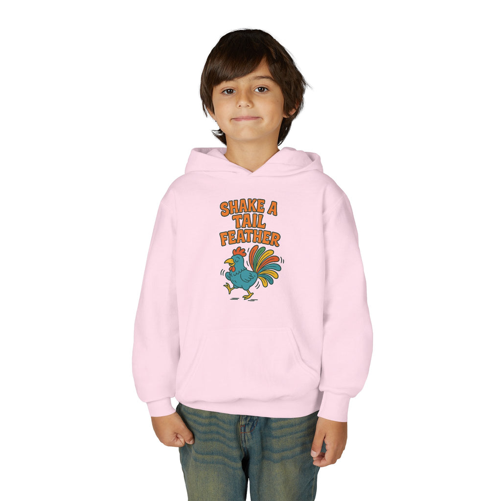 Shake A Tail Feather Youth Heavy Blend Hooded Sweatshirt