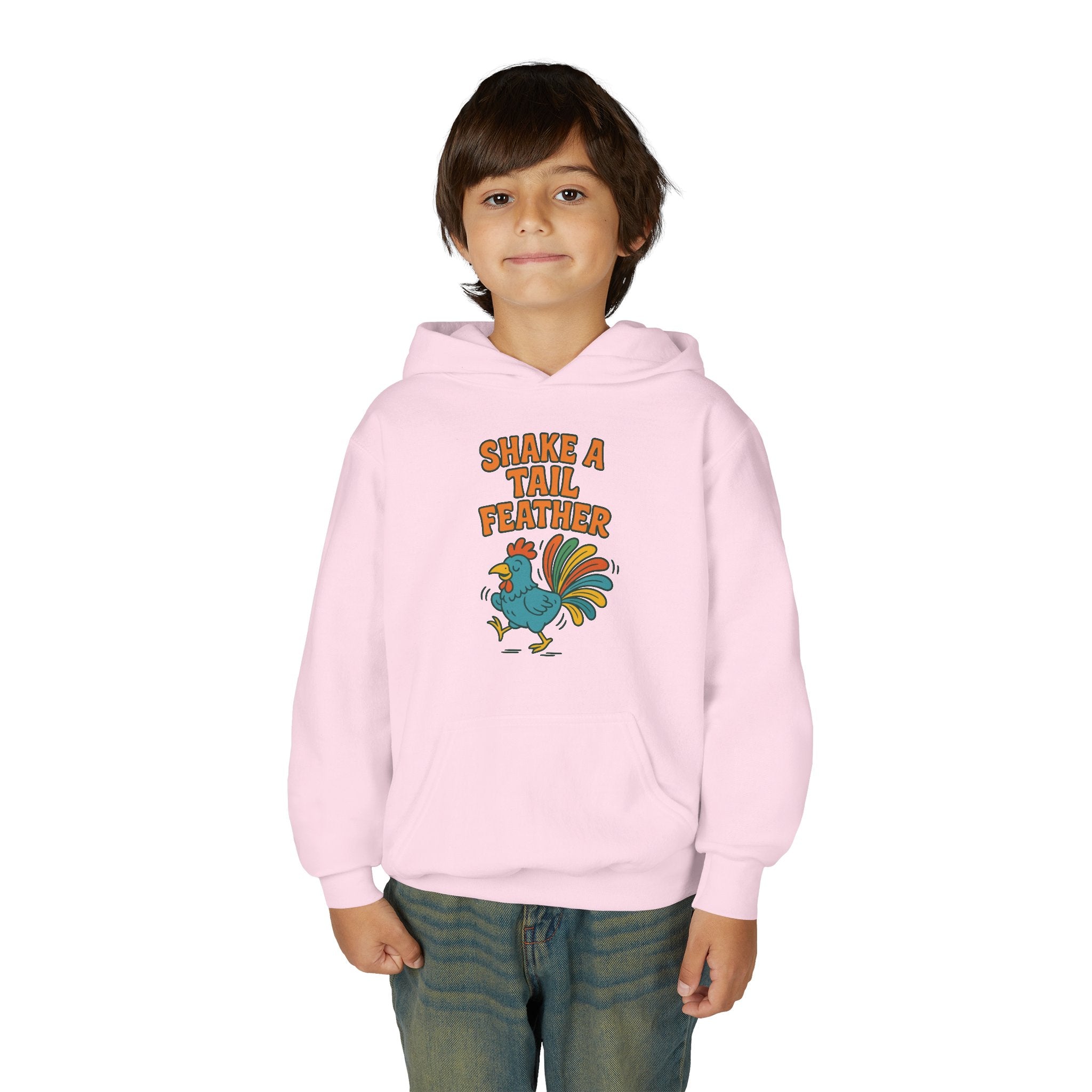 Shake A Tail Feather Youth Heavy Blend Hooded Sweatshirt