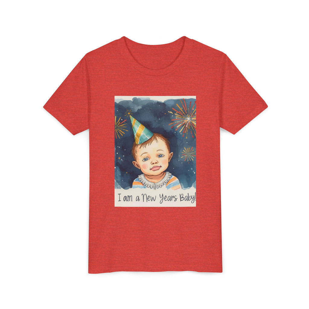 I Am A New Years Baby Youth Short Sleeve Tee