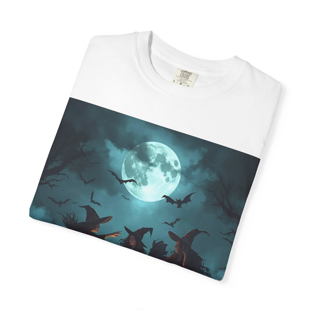 Spooky Halloween T-Shirt, Witchy Vibes Shirt, Unisex Spooky Tee, Halloween Costume Top, Witch Cauldron Graphic Shirt