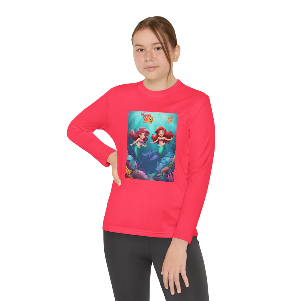Mermaid Youth Long Sleeve Competitor Tee