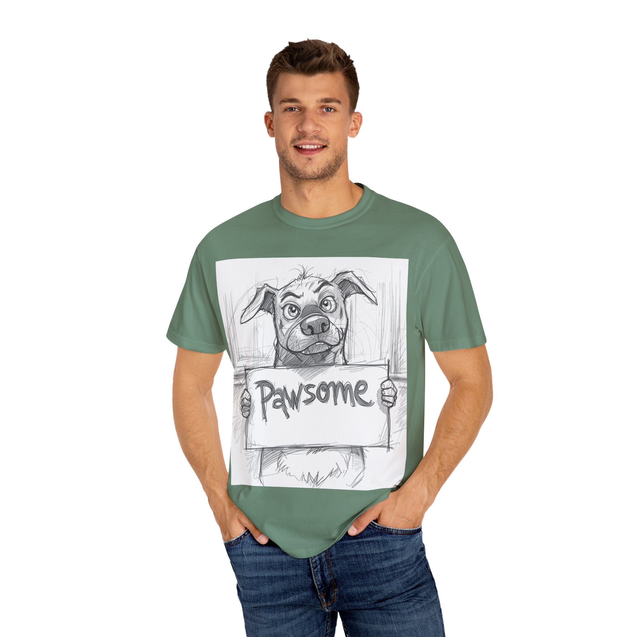 Pawsome Pet Lover T-Shirt, Dog Graphic Tee, Animal Lover Gift, Casual Wear, Unique Style, Pet Adoption Shirt