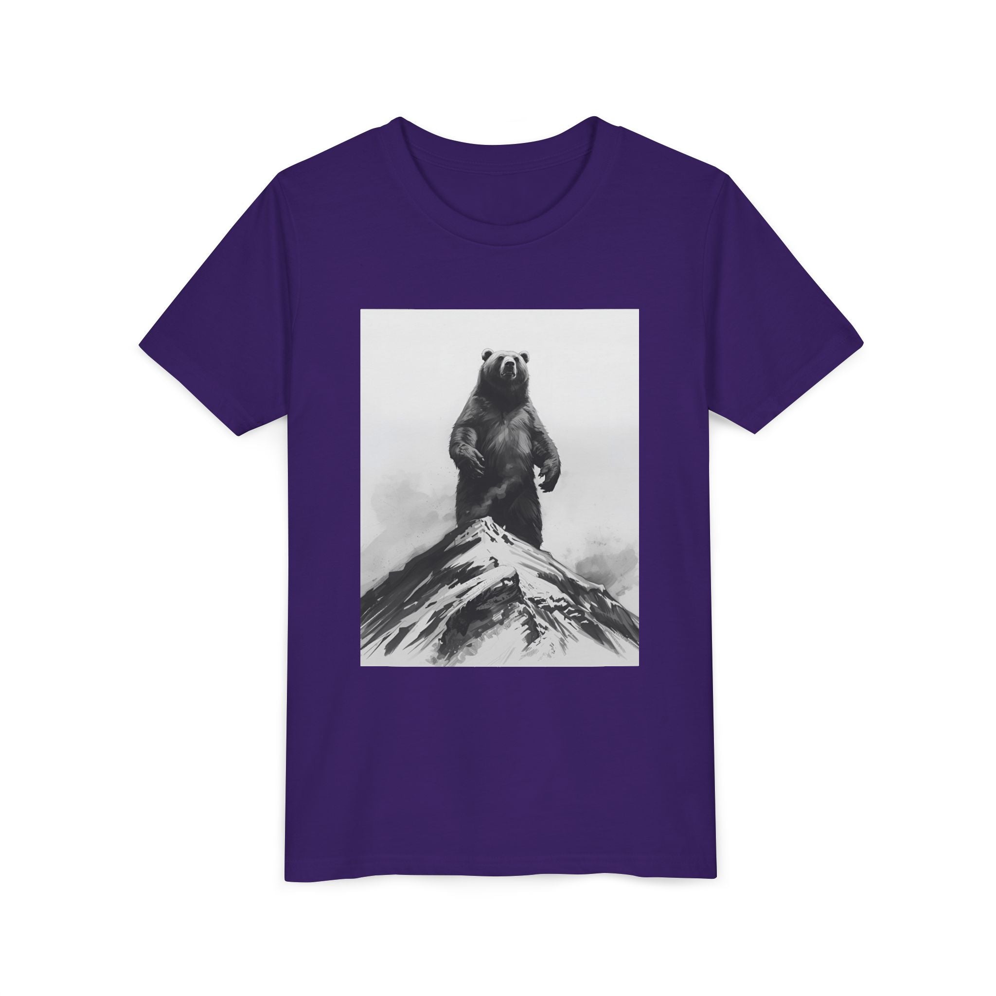 Bear Mountain Snow Youth Short Sleeve Tee
