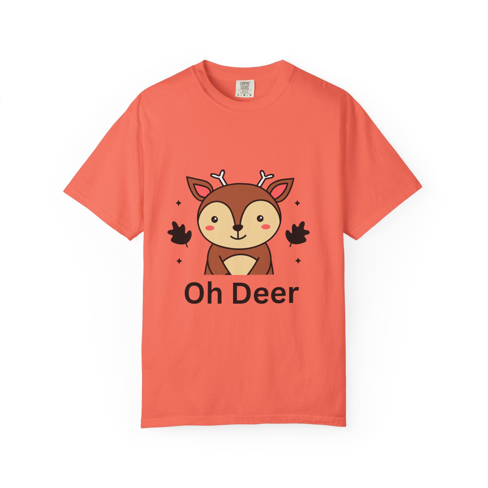 Cute 'Oh Deer' Unisex T-Shirt, Funny Animal Tee, Gift for Animal Lovers, Perfect for Birthdays and Holidays, Casual Wear