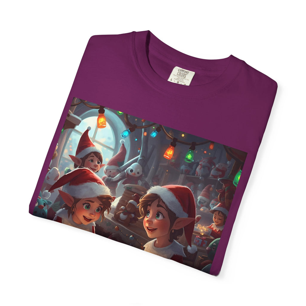 Christmas Elf T-shirt, Holiday Shirt, Unisex Tee, Festive Apparel, Gift for Her/Him, Family Matching Outfit