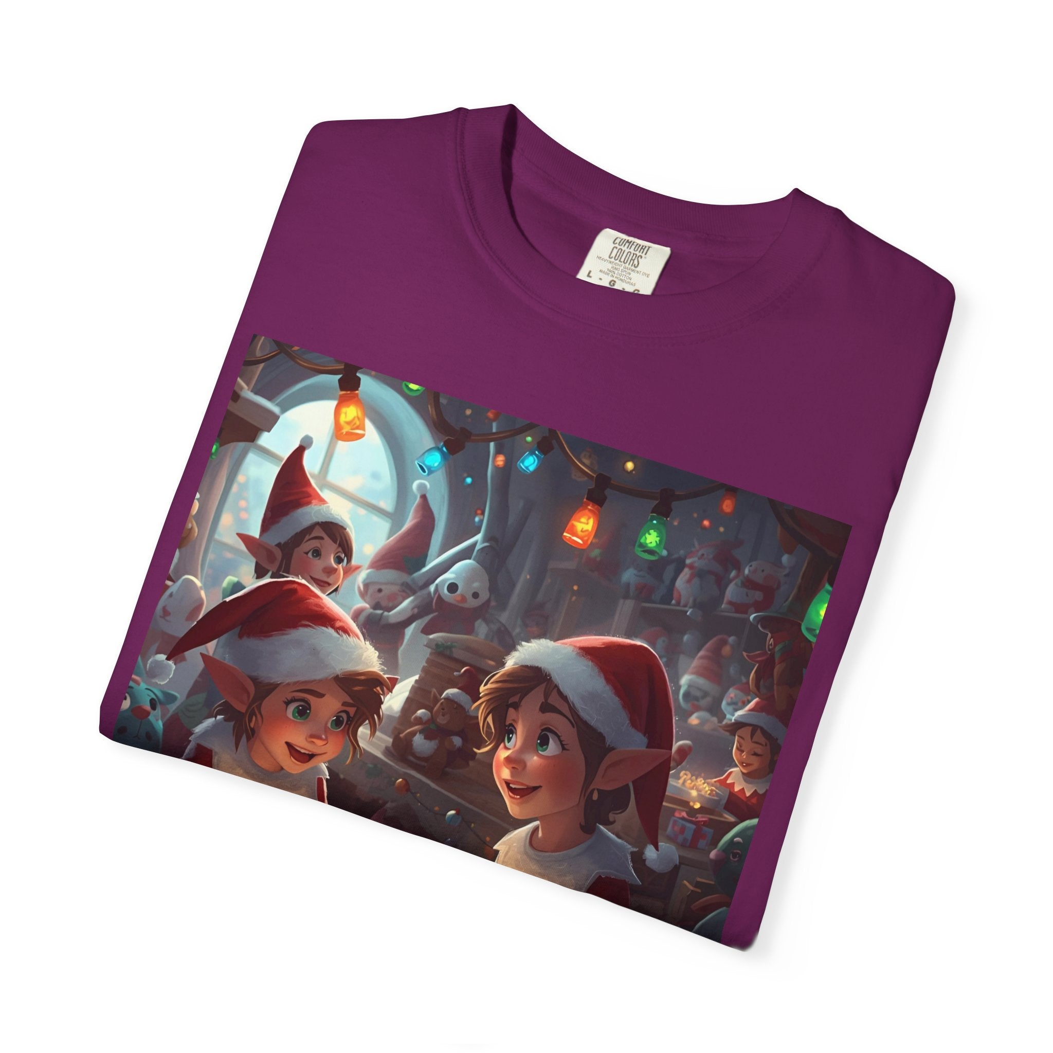 Christmas Elf T-shirt, Holiday Shirt, Unisex Tee, Festive Apparel, Gift for Her/Him, Family Matching Outfit