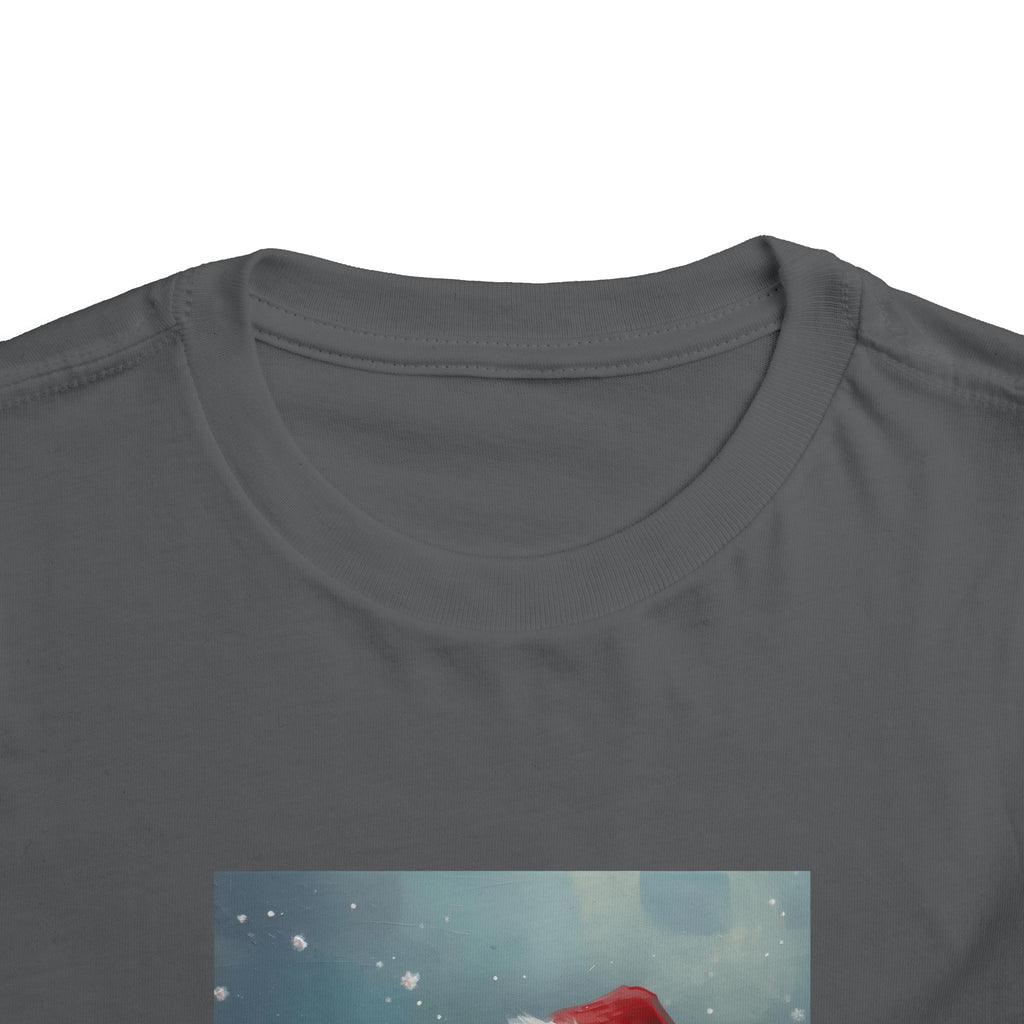 Cute Christmas Bear Toddler Short Sleeve Tee