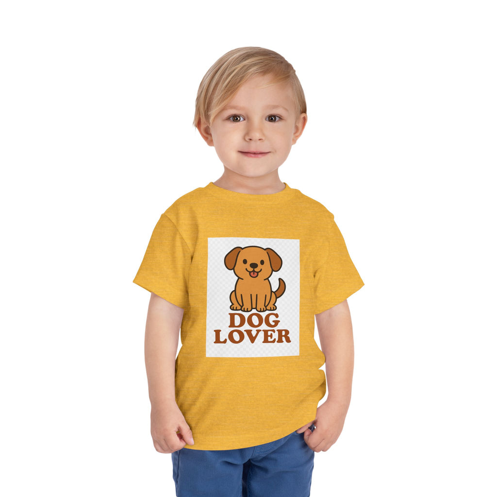 Dog Lover Toddler Tee - Cute Kids Shirt, Animal Lover Gift, Playtime Apparel, Birthday Outfit, Gift for Dog Owners
