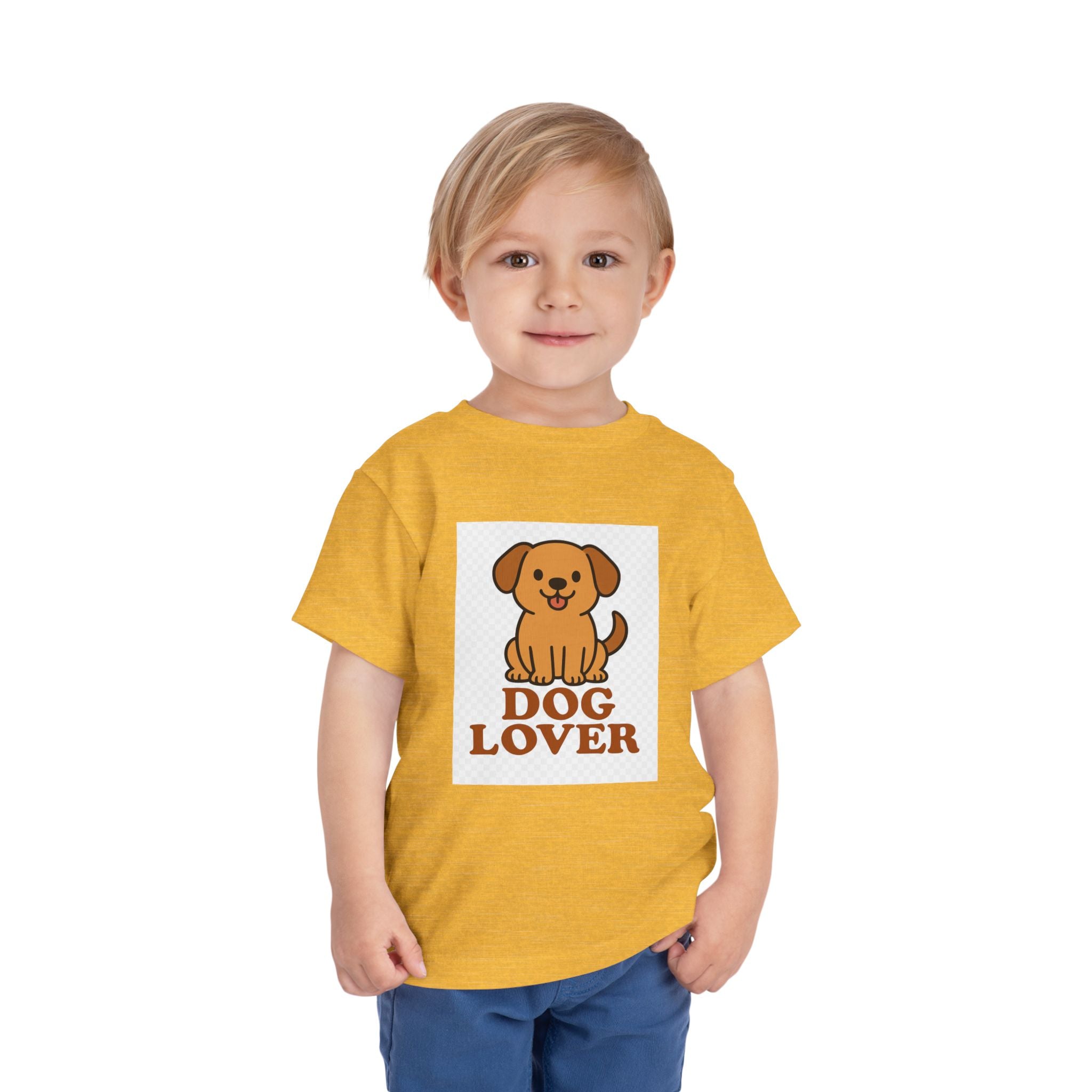 Dog Lover Toddler Tee - Cute Kids Shirt, Animal Lover Gift, Playtime Apparel, Birthday Outfit, Gift for Dog Owners