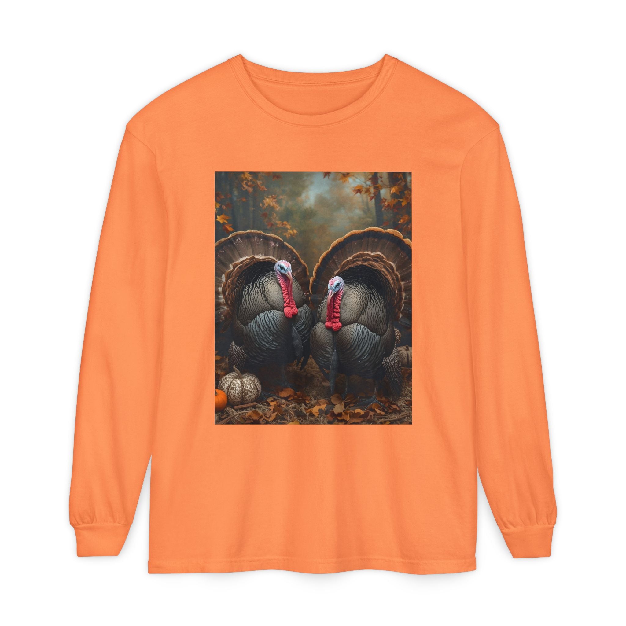 Unisex Garment-dyed Long Sleeve T-Shirt