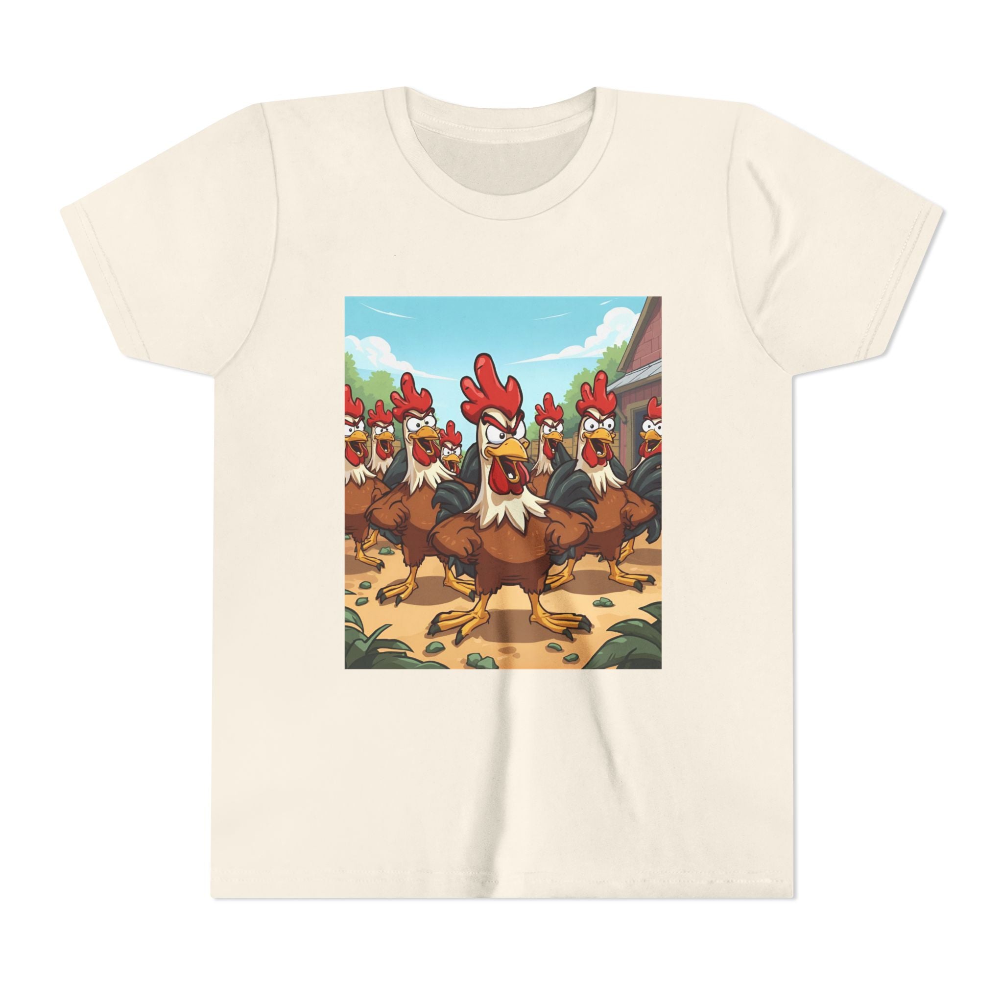 Chicken Funny Youth Short Sleeve Tee