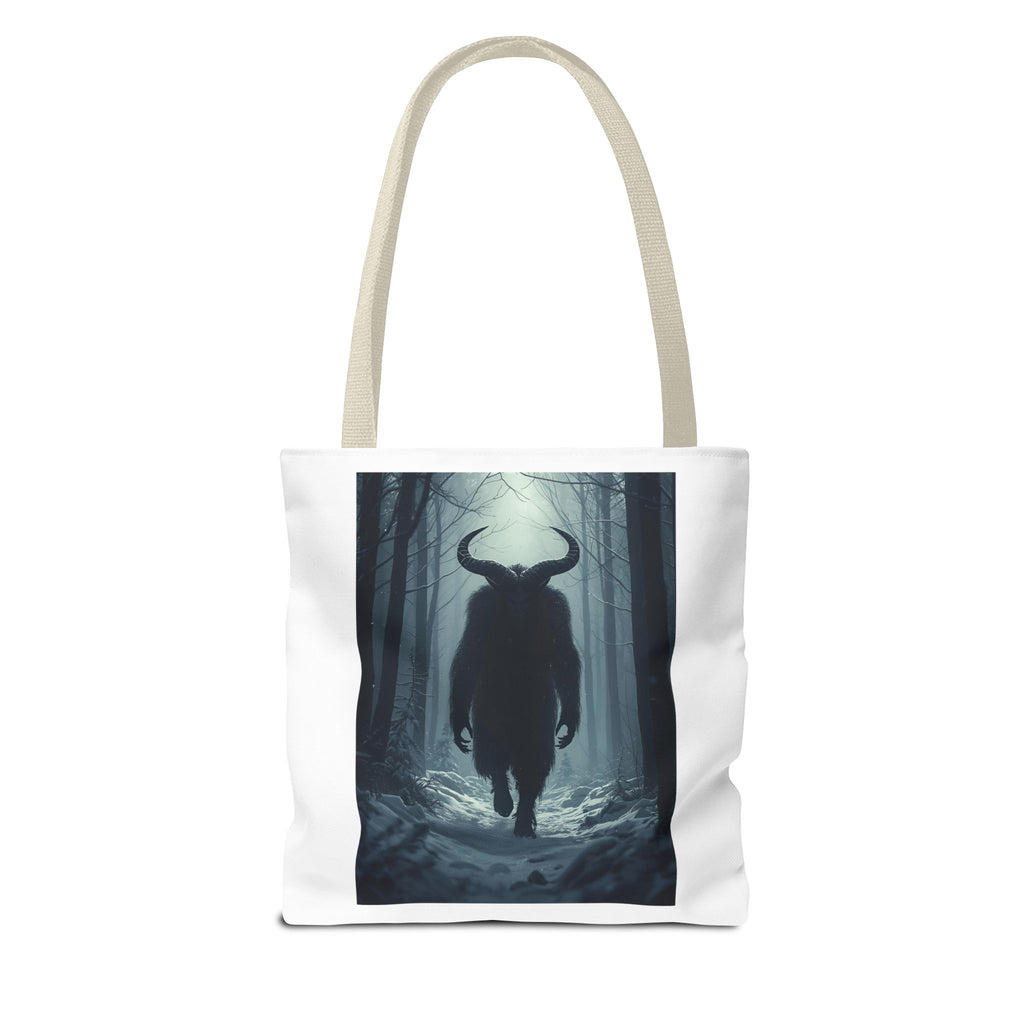Spooky Forest Mythical Creature Tote Bag, Unique AOP Tote, Forest Design Bag, Eco-Friendly Shopping Bag, Gift for Nature Lovers, Stylish Carryall