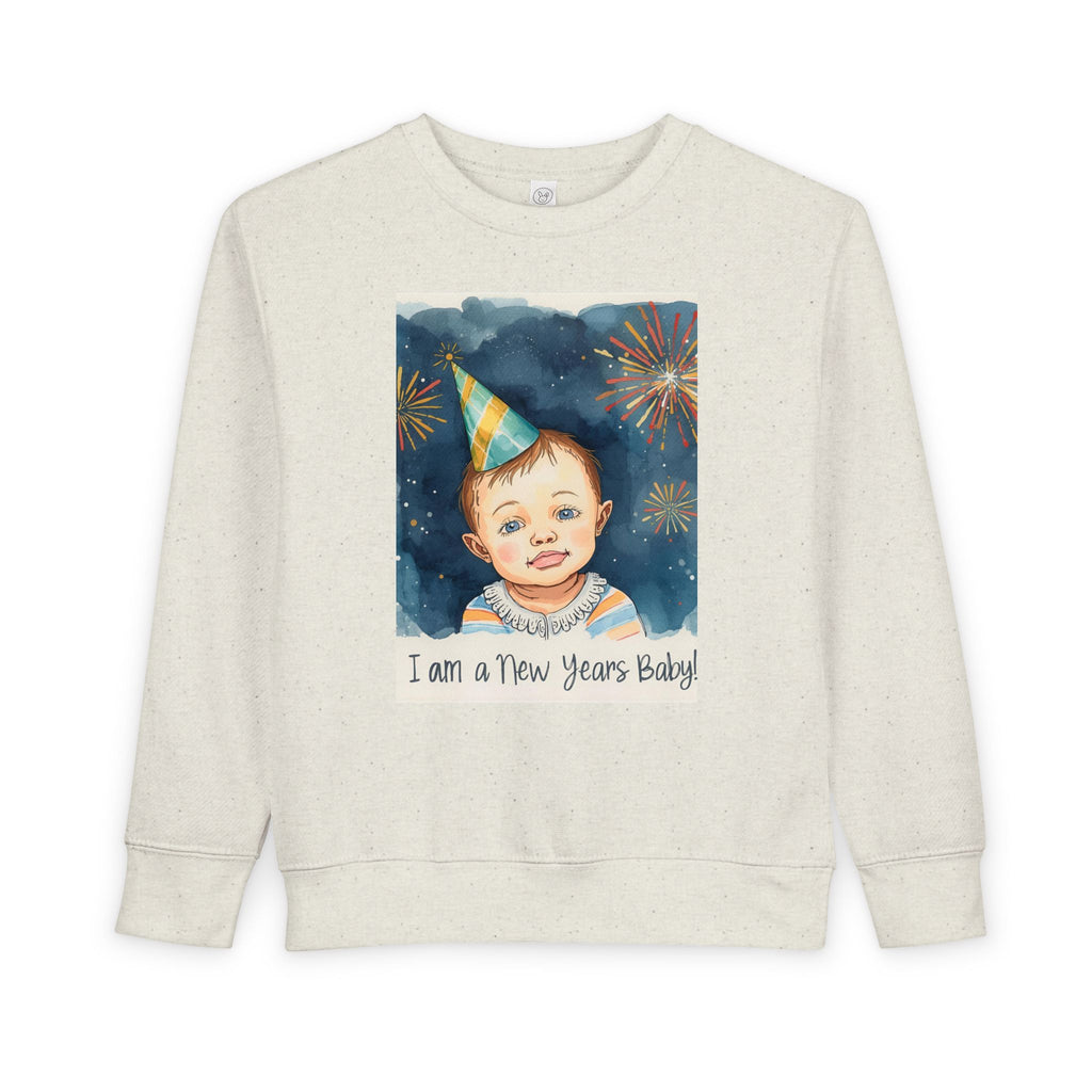 I Am A New Years Baby Toddler Sweatshirt