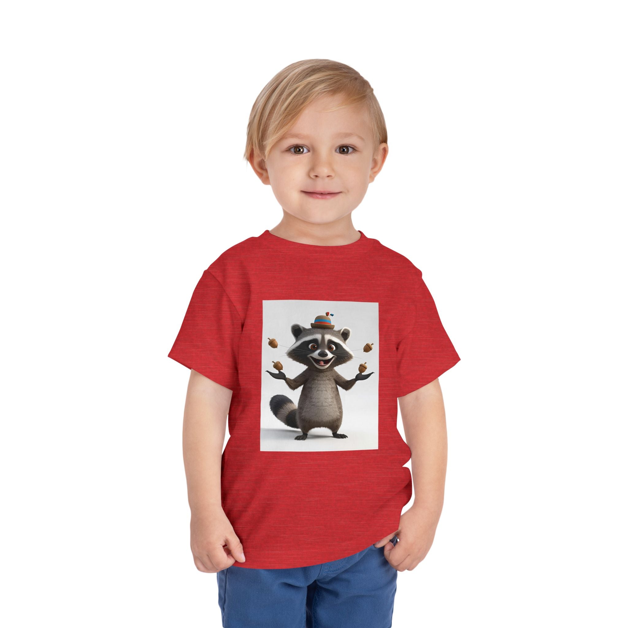 Raccoon Toddler Short Sleeve Tee