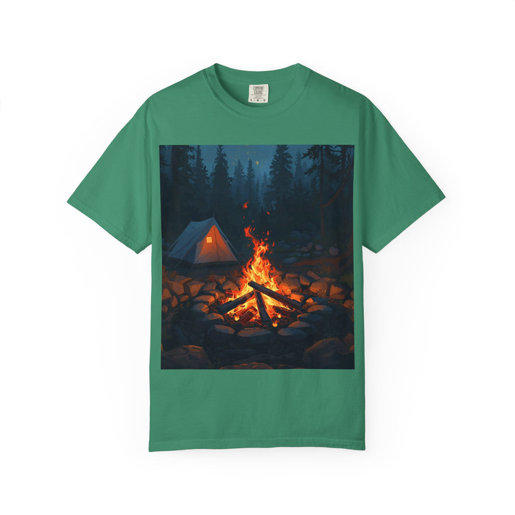 Cozy Campfire Unisex Garment-Dyed T-shirt
